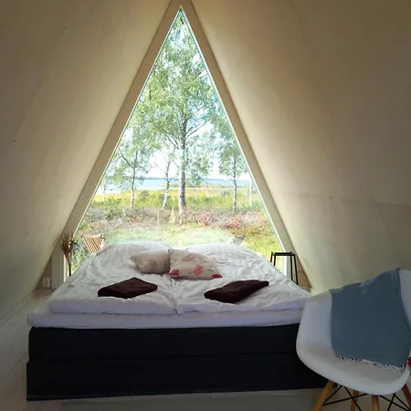 Glamping Hut With Panorama View Kemping Bjorkoby